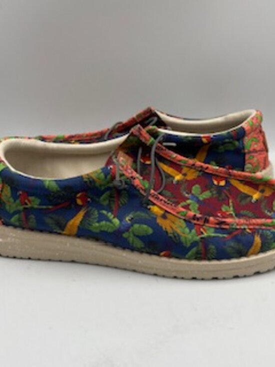 NEW Hey Dude Wally Margaritaville shoes men’s 12 Tropical Slip on main image 9